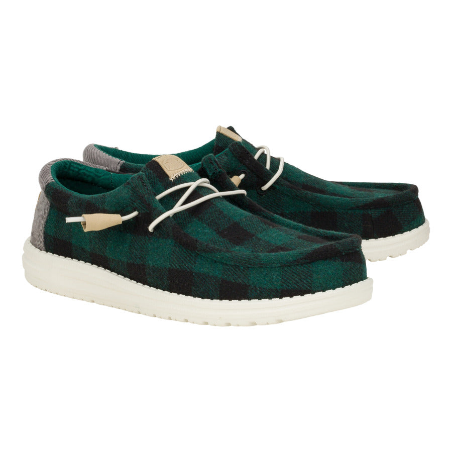 Wally Buffalo Plaid – Hunter Green - Image 3