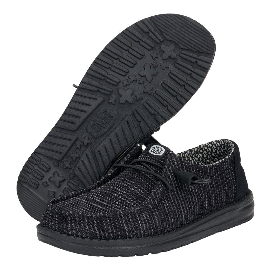 Wendy Stretch Sox Wide – Black/Black - Image 4