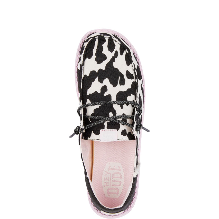 Wendy Funk Cow – Black/Pink - Image 4