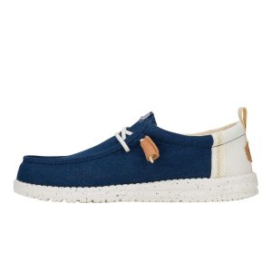 Wally Craft Linen – White/Sargasso Blue