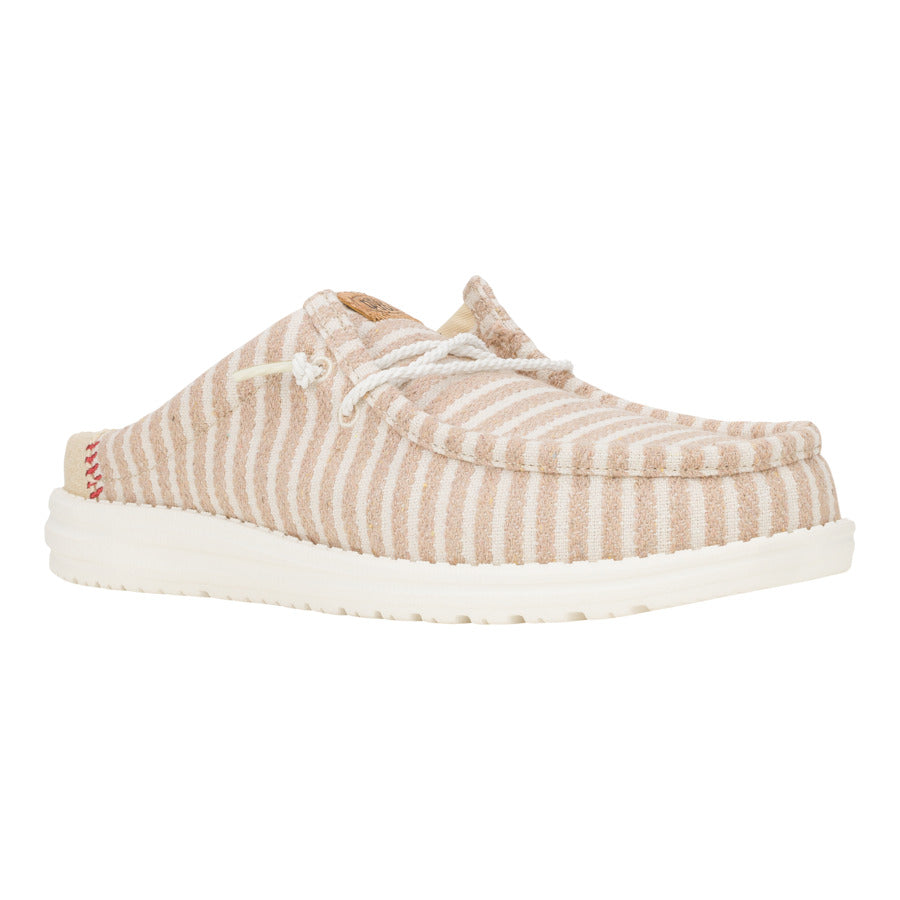 Wally Slip Resort – Tan/White - Image 8