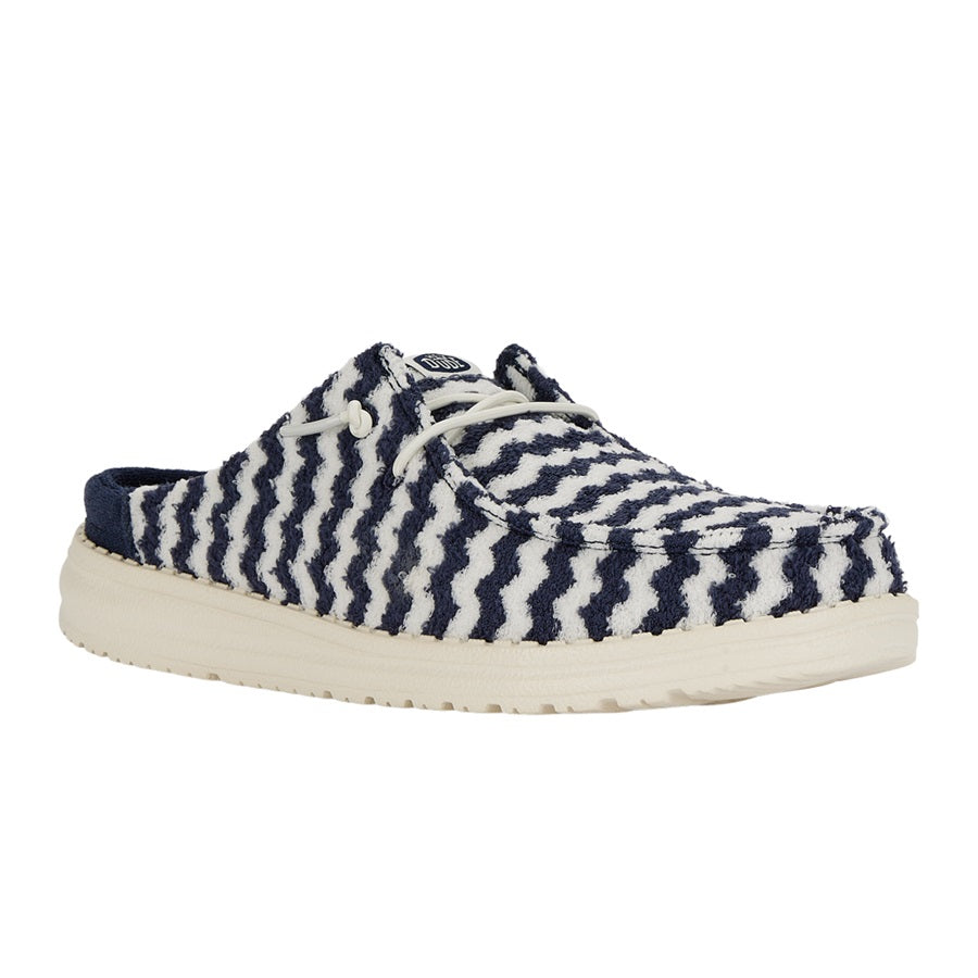 Wendy Slip Terry Stripe – Navy Blazer/Egret - Image 7
