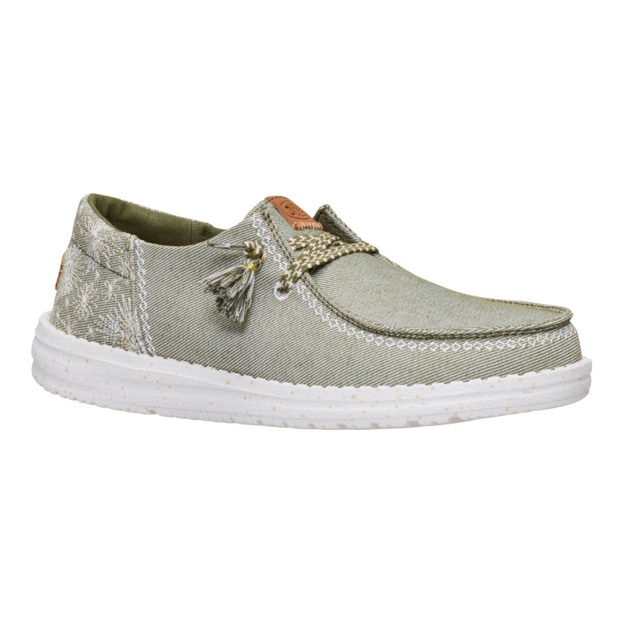 Wendy Funk Embroidered Floral – Olive - Image 7