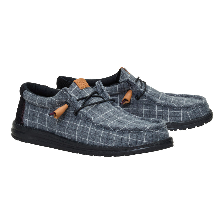 Wally Plaid Corduroy – Black/Multi - Image 2