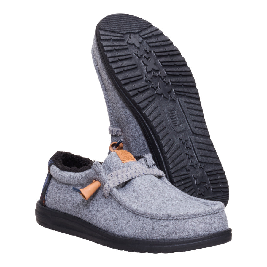 Wally Cozy Plaid – Smoke Grey/Multi - Image 4