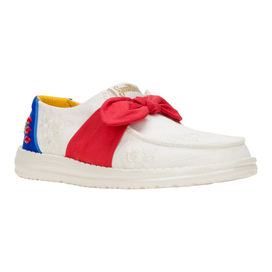 Wendy Bow Snow White – White/Blue/Red - Image 7