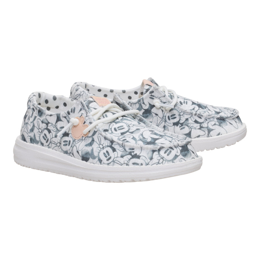 Disney Minnie Mouse Print Wendy Youth – Grey Multi - Image 2